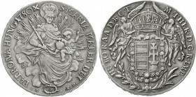 Römisch Deutsches Reich Haus Habsburg Maria Theresia, 1740-1780
Madonnentaler 1780 B SK-PD. Kremnitz. sehr schön, Henkelspur