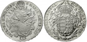 Römisch Deutsches Reich Haus Habsburg Josef II., 1780-1790
Madonnentaler 1782 B, Kremnitz.
fast Stempelglanz, Prachtexemplar