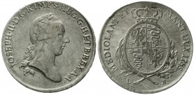 Römisch Deutsches Reich Haus Habsburg Josef II., 1780-1790
Scudo 1785 LB Mailand. sehr schön/vorzüglich, kl. Randfehler und min. justiert, selten