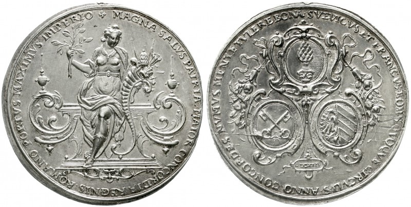 Altdeutsche Münzen und Medaillen Augsburg-Stadt
Medaille im Guldengewicht 1624,...