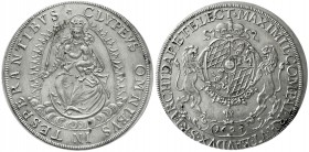 Altdeutsche Münzen und Medaillen Bayern Maximilian I., als Kurfürst, 1623-1651
Madonnentaler 1626, München. Die Löwenköpfe sehen einwärts. 29,3 g.
f...