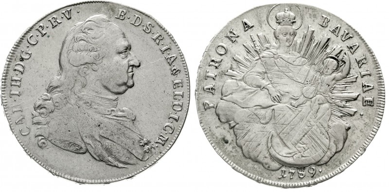 Altdeutsche Münzen und Medaillen Bayern Karl Theodor, 1777-1799
Madonnentaler 1...