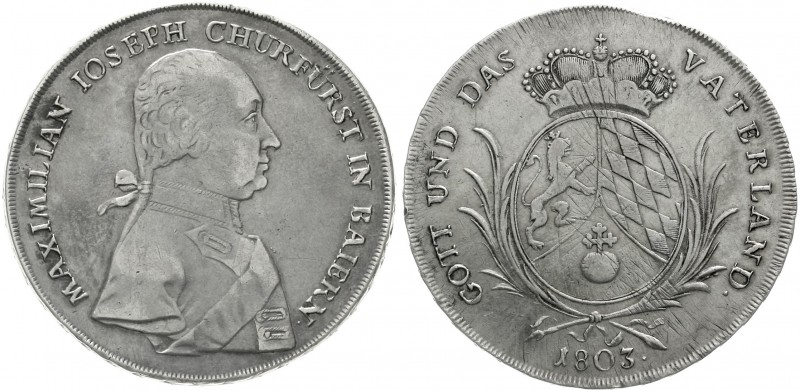 Altdeutsche Münzen und Medaillen Bayern Maximilian IV. (I.) Joseph, 1799-1806-18...