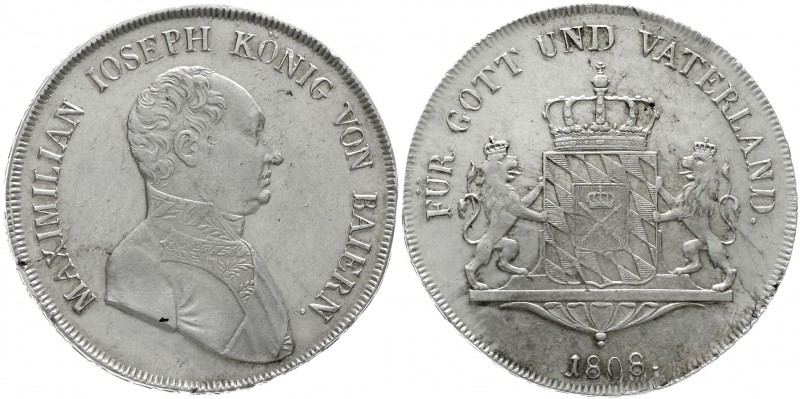 Altdeutsche Münzen und Medaillen Bayern Maximilian IV. (I.) Joseph, 1799-1806-18...