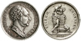 Altdeutsche Münzen und Medaillen Bayern Maximilian IV. (I.) Joseph, 1799-1806-1825
Miniatur-Silbermedaille 1825 v. Neuss, a.s. Tod. 14,3 mm, 1,67 g....