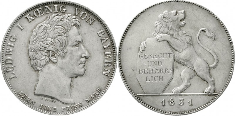 Altdeutsche Münzen und Medaillen Bayern Ludwig I., 1825-1848
Geschichtstaler 18...