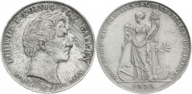 Altdeutsche Münzen und Medaillen Bayern Ludwig I., 1825-1848
Geschichtstaler 1833 Zollverein mit Preussen, Sachsen, Hessen und Thüringen
gutes sehr ...