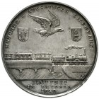 Altdeutsche Münzen und Medaillen Bayern Ludwig I., 1825-1848
Silbermedaille 1840 v. Neuss, a.d. Eröffnung der München-Augsburger Eisenbahn. Kopf r./A...