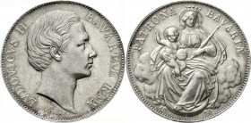Altdeutsche Münzen und Medaillen Bayern Ludwig II., 1864-1886
Madonnentaler 1870. gutes vorzüglich aus EA