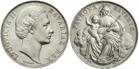 Altdeutsche Münzen und Medaillen Bayern Ludwig II., 1864-1886
Madonnentaler 1871. vorzüglich/Stempelglanz