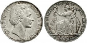Altdeutsche Münzen und Medaillen Bayern Ludwig II., 1864-1886
Siegestaler 1871. sehr schön/vorzüglich