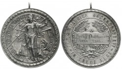 Altdeutsche Münzen und Medaillen Bayern-München, Stadt
Tragbare Silbermedaille 1905. Deutscher Kriegerbund München für 25j. Zugehörigkeit verliehen a...