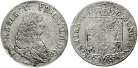Altdeutsche Münzen und Medaillen Brandenburg/Preußen Friedrich Wilhelm, 1640-1688
1/3 Taler 1668 IL Berlin. schön/sehr schön