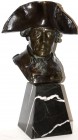Altdeutsche Münzen und Medaillen Brandenburg/Preußen Friedrich II., 1740-1786
Bronzebüste des "Alten Fritz" auf Marmorsockel. Gesamthöhe 36 cm.
vorz...