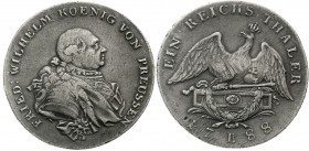 Altdeutsche Münzen und Medaillen Brandenburg/Preußen Friedrich Wilhelm II., 1786-1797
Taler 1788 B, Breslau. sehr schön, etwas justiert, schöne Patin...