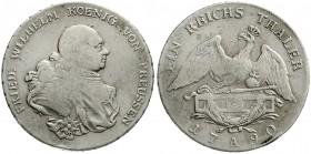 Altdeutsche Münzen und Medaillen Brandenburg/Preußen Friedrich Wilhelm II., 1786-1797
Taler 1790 A. Berlin schön/sehr schön, kl. Randfehler