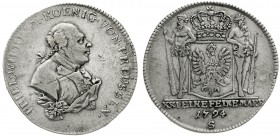 Altdeutsche Münzen und Medaillen Brandenburg/Preußen Friedrich Wilhelm II., 1786-1797
2/3 Taler 1794 S, Schwabach. Für Ansbach Bayreuth.
sehr schön,...