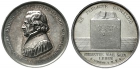 Altdeutsche Münzen und Medaillen Brandenburg/Preußen Friedrich Wilhelm III., 1797-1840
Silbermedaille 1834 von Held (Atelier Loos). Tod Friedrich Sch...
