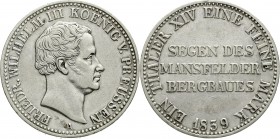 Altdeutsche Münzen und Medaillen Brandenburg/Preußen Friedrich Wilhelm III., 1797-1840
Ausbeutetaler 1839 A. gutes sehr schön