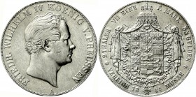 Altdeutsche Münzen und Medaillen Brandenburg/Preußen Friedrich Wilhelm IV., 1840-1861
Vereinsdoppeltaler 1844 A sehr schön/vorzüglich