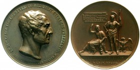 Altdeutsche Münzen und Medaillen Brandenburg/Preußen Friedrich Wilhelm IV., 1840-1861
Bronzemedaille 1850 von Pfeuffer (nach Cornelius), a.d. preuss....
