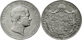 Altdeutsche Münzen und Medaillen Brandenburg/Preußen Friedrich Wilhelm IV., 1840-1861
Vereinsdoppeltaler 1850 A. sehr schön, Randfehler
