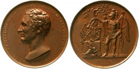 Altdeutsche Münzen und Medaillen Schlesien-Lissa Stadt
Bronzemedaille 1834 von König (Loos), a.d. 50j. Jub. des Ministers Graf v. Wylich und Lottum a...