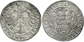 Altdeutsche Münzen und Medaillen Stolberg-Stolberg Ludwig II., Heinrich XXXI., Albrecht Georg und Christof I., 1555-1571
Taler 1562 Stolberg. Dreifac...
