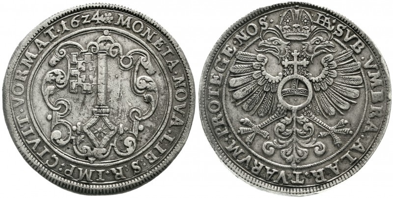 Altdeutsche Münzen und Medaillen Worms-Stadt
Taler 1624. gutes vorzüglich, leic...