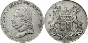 Altdeutsche Münzen und Medaillen Württemberg Friedrich I., 1806-1816
Kronentaler 1811. gutes sehr schön, kl. Schrötlingsfehler und minimal justiert, ...