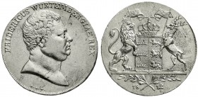 Altdeutsche Münzen und Medaillen Württemberg Friedrich I., 1806-1816
Kronentaler 1812 vorzüglich, kl. Schrötlingsfehler, selten