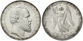Altdeutsche Münzen und Medaillen Württemberg Karl, 1864-1891
Siegestaler 1871. prägefrisch