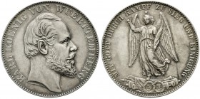 Altdeutsche Münzen und Medaillen Württemberg Karl, 1864-1891
Siegestaler 1871. vorzüglich/Stempelglanz