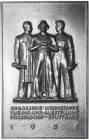 Medaillen Ausstellungen Deutschland Düsseldorf
Eins. Eisengussplakette 1951 sign. PL (Buderus-Werke) auf die Tagung u. Ausst. "Gegossene Werkstoffe",...