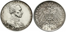 Reichssilbermünzen J. 19-178 Preußen Wilhelm II., 1888-1918
2 Mark 1913 A Regierungsjubiläum
Polierte Platte, leicht berieben, schöne Patina