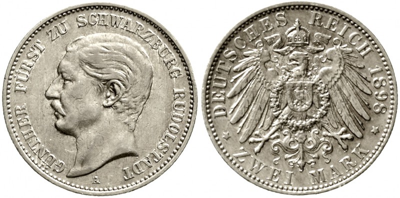 Reichssilbermünzen J. 19-178 Schwarzburg/-Rudolstadt Günther Victor, 1890-1918
...