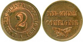 Kolonien und Nebengebiete Neuguinea Neuguinea Compagnie
2 Neuguinea-Pfennig 1894 A. gutes vorzüglich