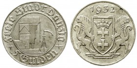 Kolonien und Nebengebiete Danzig Freie Stadt
5 Gulden 1932. Krantor.
vorzüglich