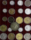 Kolonien und Nebengebiete Provinz Westfalen
Kleine Sammlung von 21 verschiedenen Notgeldmünzen 1921 bis 1923. Dabei auch die 1 Billion versilbert sow...