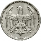 Weimarer Republik Kursmünzen 3 Mark, Silber 1924-1925
3 Reichsmark 1924 J. vorzüglich/Stempelglanz, winz. Randfehler