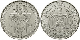 Weimarer Republik Gedenkmünzen 5 Reichsmark Meissen
1929 E. vorzüglich/Stempelglanz
