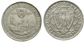 Weimarer Republik Gedenkmünzen 3 Reichsmark Magdeburg
1931 A. sehr schön, Randfehler