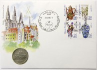 Gedenkmünzen der DDR
5 Mark Meißen 1983 A. Eingelegt in Numisbrief v. 30.08.1985
Stempelglanz