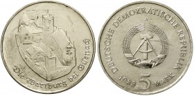 Gedenkmünzen der DDR
5 Mark 1983 A. Wartburg bei Eisenach.
prägefrisch