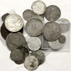 LOTS Deutsche Münzen bis 1871
27 meist Silbermünzen des 13. bis 19. Jh. Pfennig bis Taler. Braunschweig, Preussen, Nürnberg, Köln, Schleswig-Holstein...
