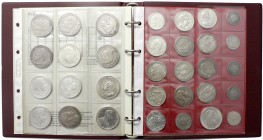 LOTS Deutsche Münzen ab 1871
Album Kaiserreich Silber. 32 Münzen. Meist Baden, Bayern, Preußen, überwiegend 5 und 3 Mark, wenige 2 Mark, 5 X 1 Mark....