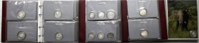 LOTS Sammlungen allgemein alle Welt
Karton mit meist modernen Münzen, darin ca. 1 kg Silber. U. a. 3 Alben Weltprägungen zu den Olymp. Sp. 1986 Mexik...
