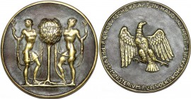 Orden und Ehrenzeichen Deutschland Weimarer Republik, 1919-1933
Adler-Plakette (Bronzemedaille) des Preuss. Ministerium für Volkswohlfahrt. Im Origin...