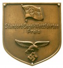 Orden und Ehrenzeichen Deutschland Drittes Reich, 1933-1945
Bronzierte Eisenplakette o.J. (Ende 30er Jahre). 1. Preis der Standort-Segel-Wettfahrten....