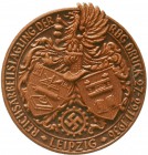 Orden und Ehrenzeichen Deutschland Drittes Reich, 1933-1945
Leder-Tagungsabzeichen 1936 a.d. Reichsarbeitstagung der RBG Druck. 40 mm.
vorzüglich, N...